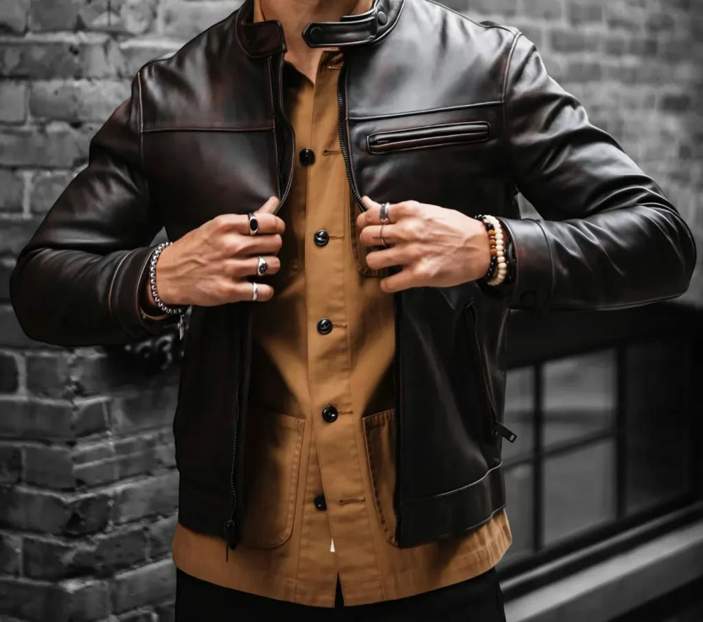 محصول کابشن چرم مشکی 2